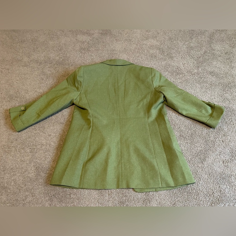 Anne Klein Green Blazer - Picture 2 of 4